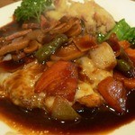 どんぐり - どんぐり風ハンバーグ