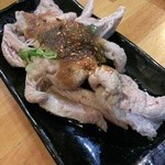 麺哲支店 麺野郎 - 合鴨ササミ湯引き(2014/12)