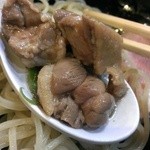 麺哲支店 麺野郎 - 鴨蒸籠風つけ麺-鴨肉(2014/12)
