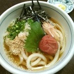 手打うどん すみた - 梅おろしぶっかけうどん