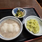 山口餅屋 - 二色餅（くるみ、ずんだ）