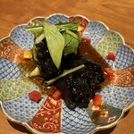 とさかーな - 名物の真っ黒クロスケ酢豚   1078円