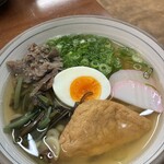 古市まんじゅう - 五目うどん¥600