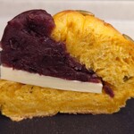 チック ベーグル - ベーグルサンド　あんこバター　つぶ