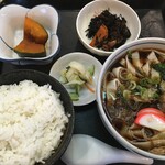 丸岡うどん - きしめん定食