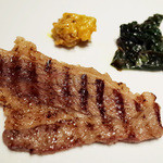 スパイスカフェ - 2014年クリスマスディナー(6300円)の放牧赤牛のグリル