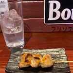 焼き鳥アポロ - フリソデとすごいペースで無くなっているわっしょい2杯目