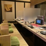 焼肉名匠 山牛 - カウンター席