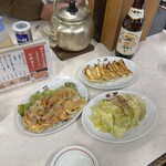 香蘭 - 焼き餃子、ハルピンキャベツ、南蛮がけ餃子