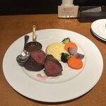 ナオミ オオガキ - ⑥蝦夷鹿ヒレ肉のロースト
