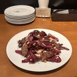 ナオミ オオガキ - ②赤チコリと鶏ハツのサラダ