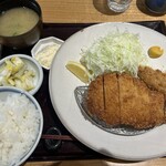 豚料理 田 - 多幸豚と牡蠣フライ