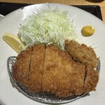 豚料理 田 - 多幸豚と牡蠣フライ
