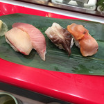 立喰 さくら寿司 - シマアジ ぶり 鳥貝 赤貝