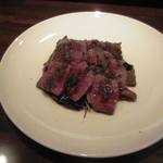 グロリエット - 【2014.12月】亀岡産 秋鹿のステーキ＠1800円