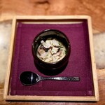 IL TEATRINO DA SALONE - 【御飯物】　サキホコレ　軍鶏　卵黄　（追加で白トリュフ）