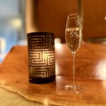 IL TEATRINO DA SALONE - （一杯目）　イタリアのエルダーフラワーで抽出したコーディアルシロップをシトラス系のソーダで割ったドリンク｡