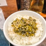 麵や きさ乃 - 高菜ごはん