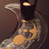 ゼックスウエスト サルヴァトーレ クオモブロス - フォンダンショコラ。チョコの壁がだんだんとけて 絡めて食べたらとろけました！