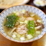 蕎麦切 森の - 鴨団子汁1100円