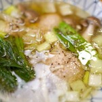 蕎麦切 森の - 鴨団子汁1100円