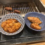 焼肉 高麗ガーデン - ホルモン テッチャン、珍しい黒ミノ 