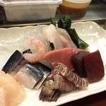 寿司処 博 - Dec, 14　刺し身　詳細は本文参照