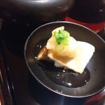 銀座 稲葉 - 海老芋唐揚げ餡かけ