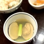 旅館 すぎもと - 吸椀　はまぐりすまし仕立て