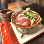 旅館 すぎもと - 猪味噌鍋