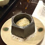 旅館 すぎもと - 向付　岩魚のなめろう焼き