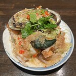 劉家厨房 - アワビ海鮮炒め　取り皿