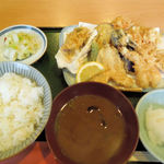 天ふじ - 梅定食（１１００円）