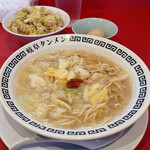 特別岐阜タンメン - 料理写真:岐阜タンメン（+ミニ岐阜タン丼セット）・味玉