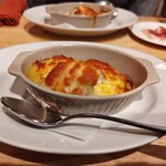 料理店オクノ - ボラ白子のグラタン