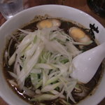 蒼龍唐玉堂 - 黒ゴマ坦々麺ネギ玉子乗せ