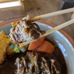 cafe soto - 味噌もブレンドされたデミグラス。