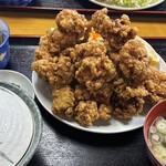 おかめ食堂 - 唐揚げ定食です。