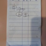 麺屋一門 チャーシュー屋 ひろき - 伝票。