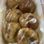 さくら茶屋 - 大たこやき6ケ入(しょうゆ)。