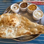 バターチキン - 料理写真:2カレーセット(マトン、ダル)