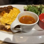 むさしの森珈琲  川崎野川店  - やっぱトロトロオムライス！さいこう