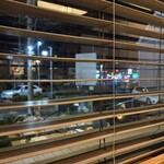 むさしの森珈琲  - 窓際からは夜景も