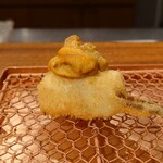 串かつ だいぼん - いか&ウニ