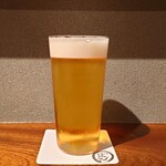 串かつ だいぼん - 生ビール