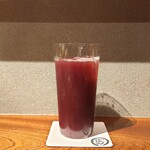 串かつ だいぼん - ぶどうジュース