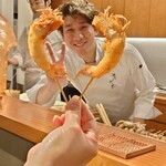 串かつ だいぼん - 店主の泉谷大氏