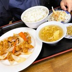 瀋陽飯店 - これが定食の全容