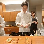 串かつ だいぼん - 堀古大心氏(お弟子さん)