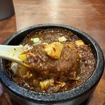 味覚 - 餡のトロミは強め、鍋縁の焼け方がいい◎